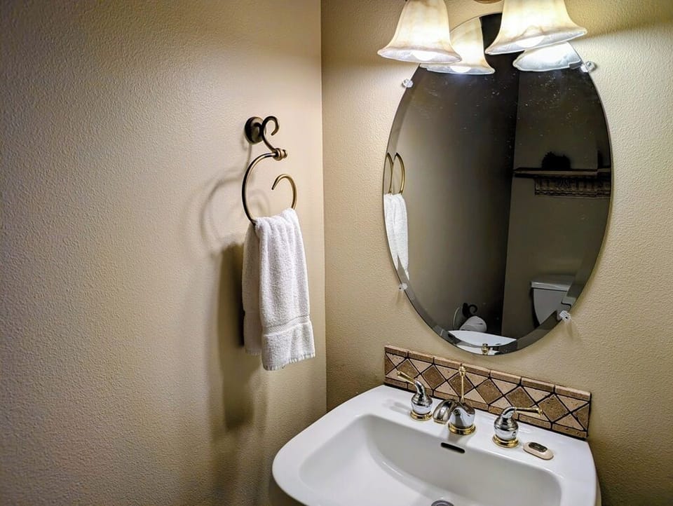 Half bathroom on the main floor