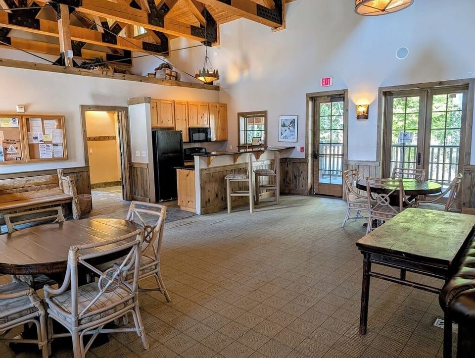 Small kitchen area available to all guests