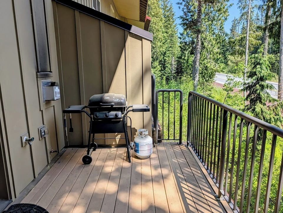 BBQ grill on the private deck.