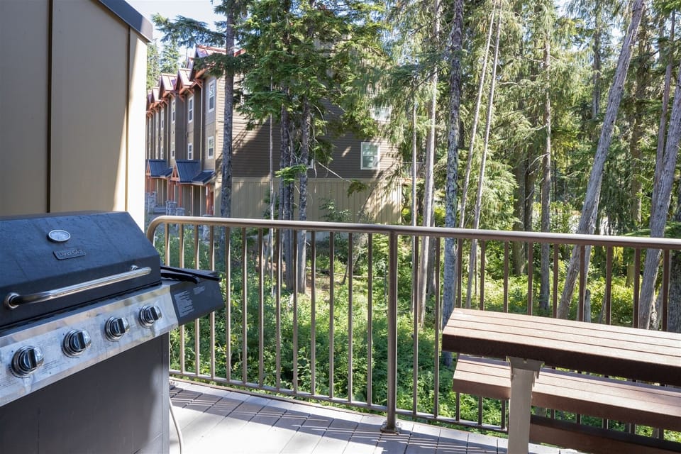 Seating and BBQ on Private Balcony
