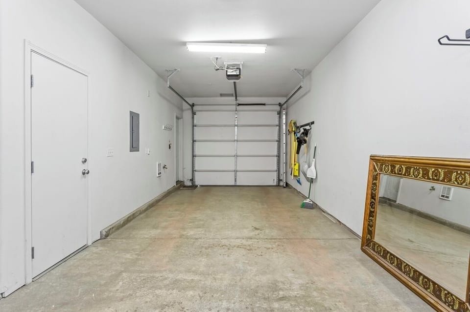 2 car tandem heated garage