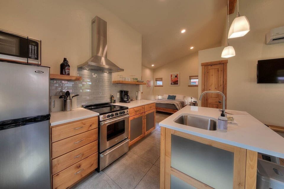 Kitchen with all the supplies need to enjoy meals together