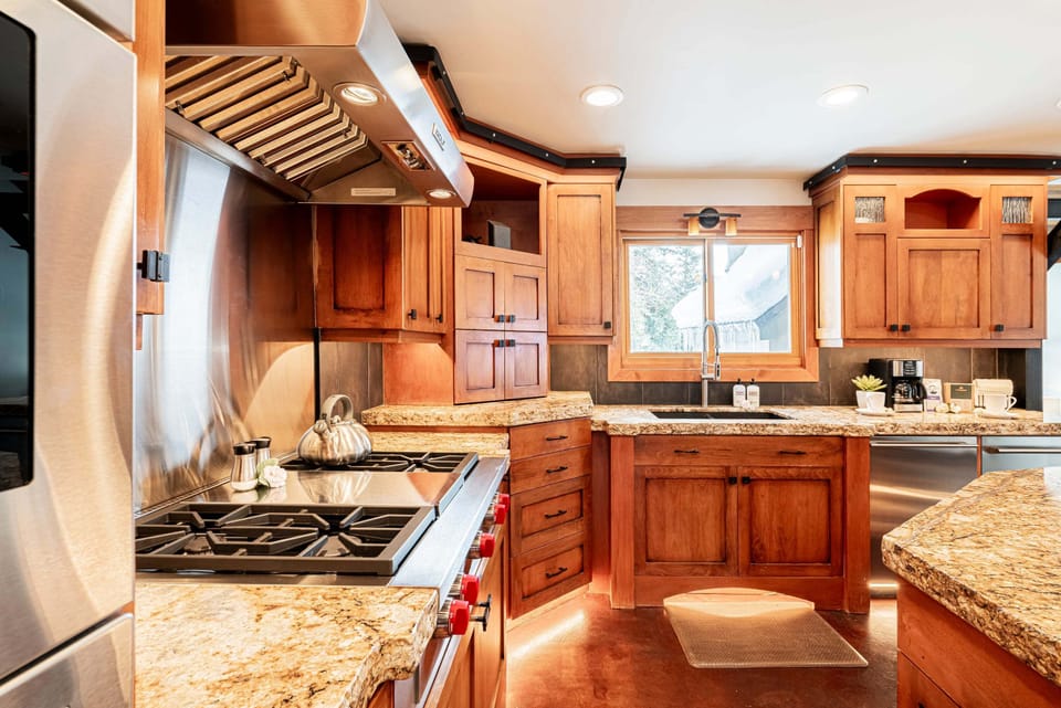 Spacious Chef's Kitchen with Wolf Appliances