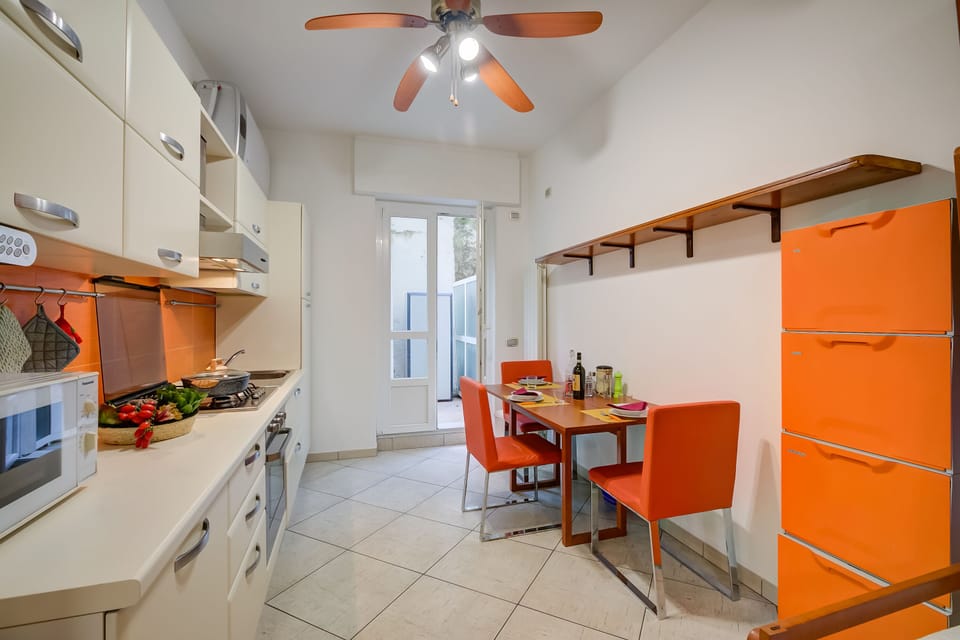 Kitchen and dining area