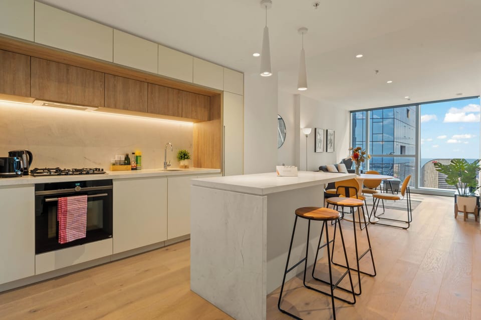 Kitchen & Living Room
