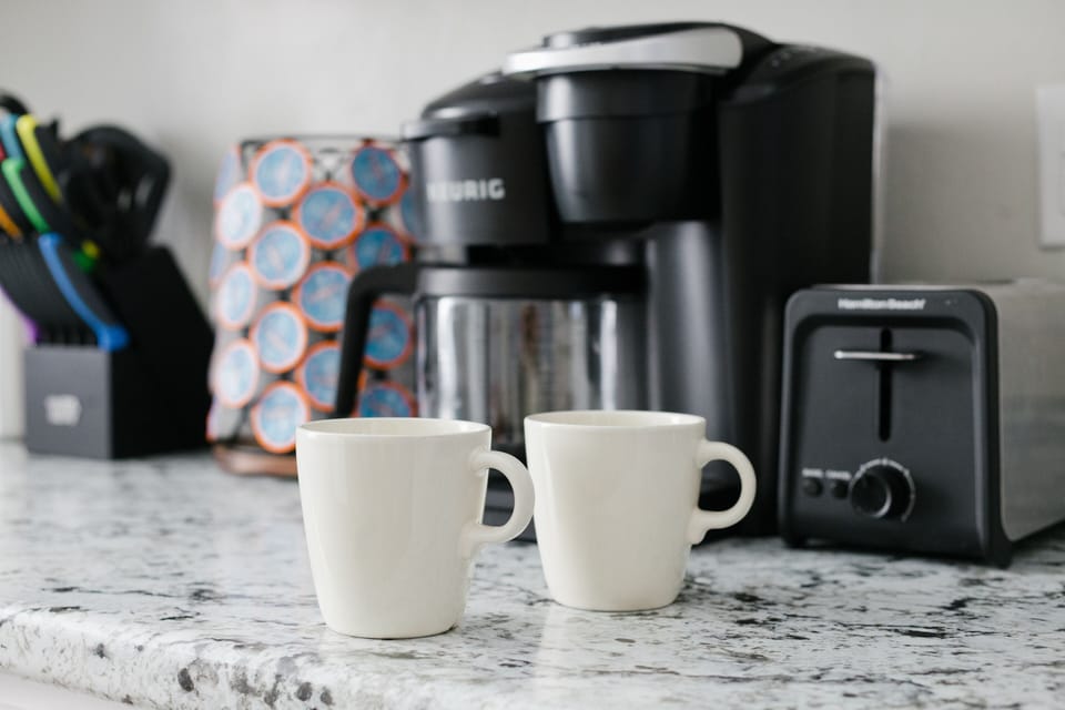 Don't sleep on our coffee bar while you're here!