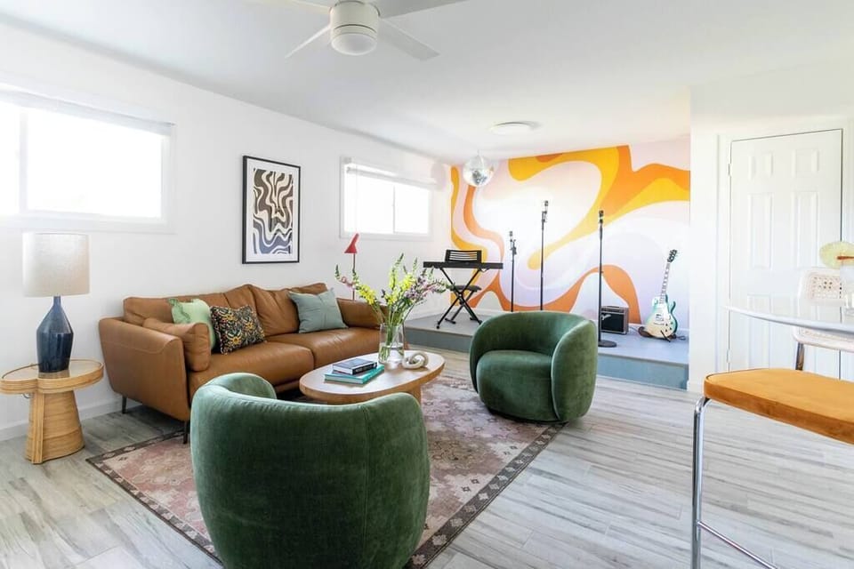 A karaoke stage with room for the audience - The Beatbox - Tempe, AZ