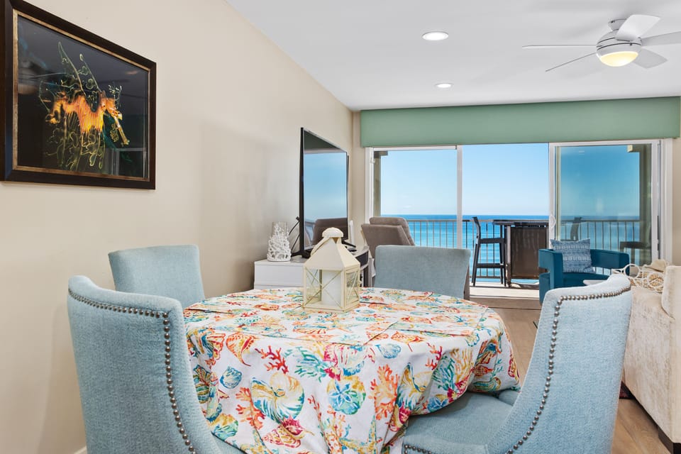 Views from the dining area
