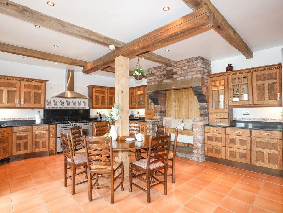 Fridge, dishwasher, electric kettle, toaster