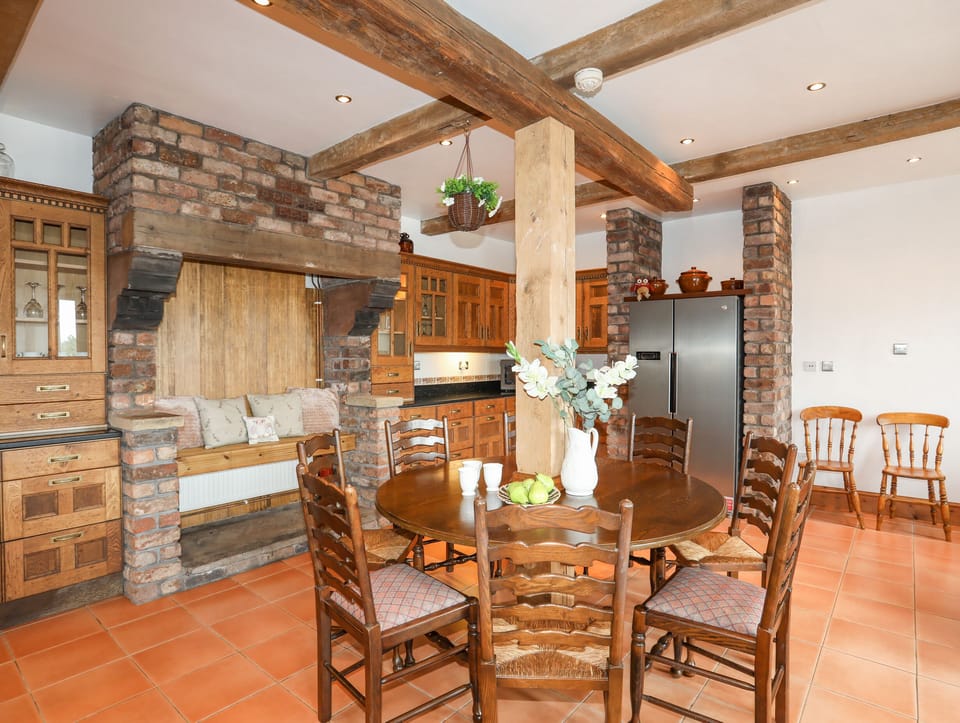 Fridge, dishwasher, electric kettle, toaster