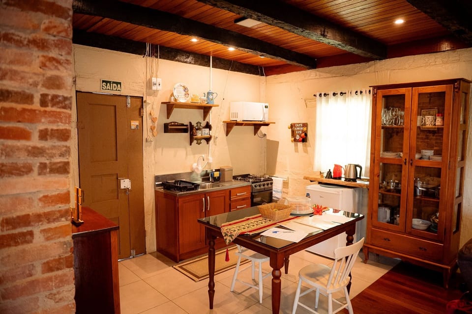 Basic Cabin | Private kitchen | Mini-fridge, microwave, oven, stovetop