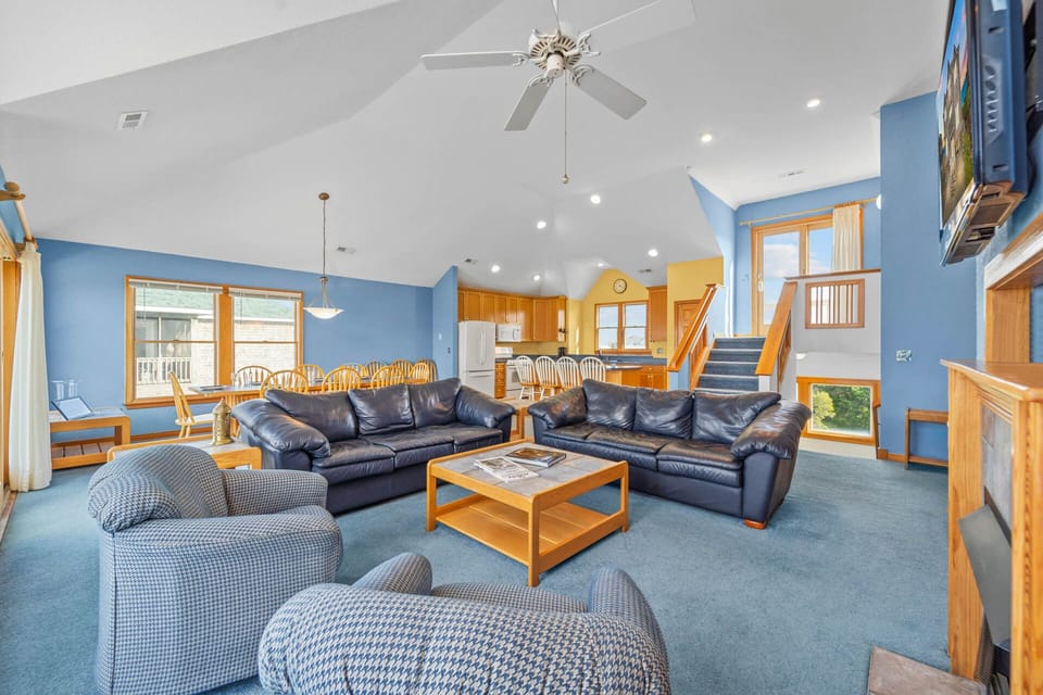 3-Surf or Sound Realty - 1185 - Afloat At Windy Lane - Great Room -3