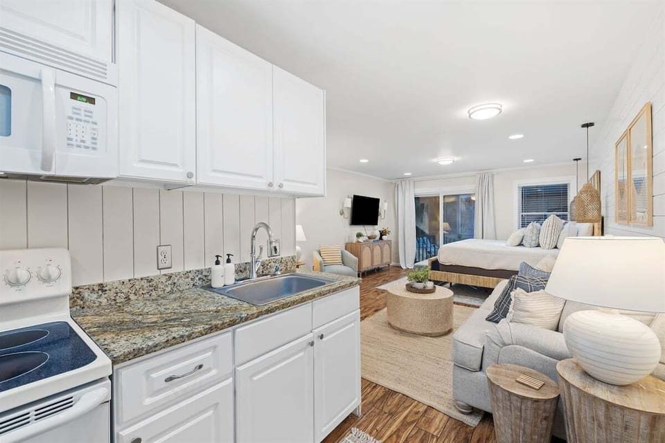 A seamless blend of beauty and utility in this open-concept space.