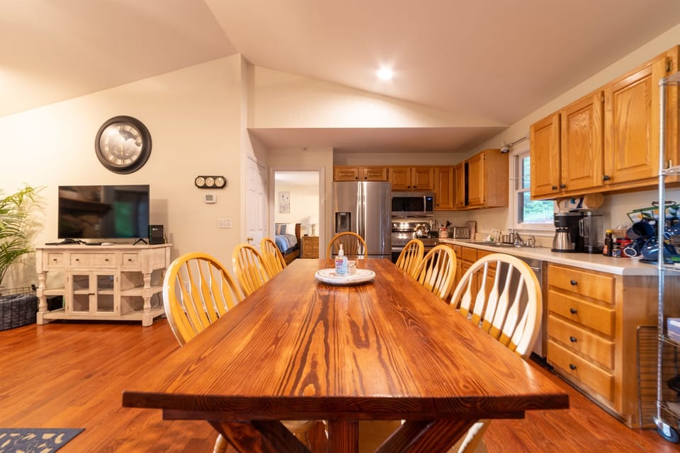 Dining room and kitchen main level