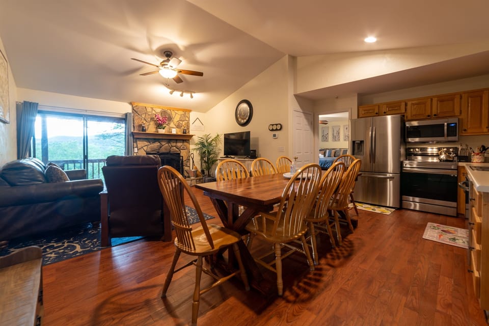 Dining room and kitchen main level