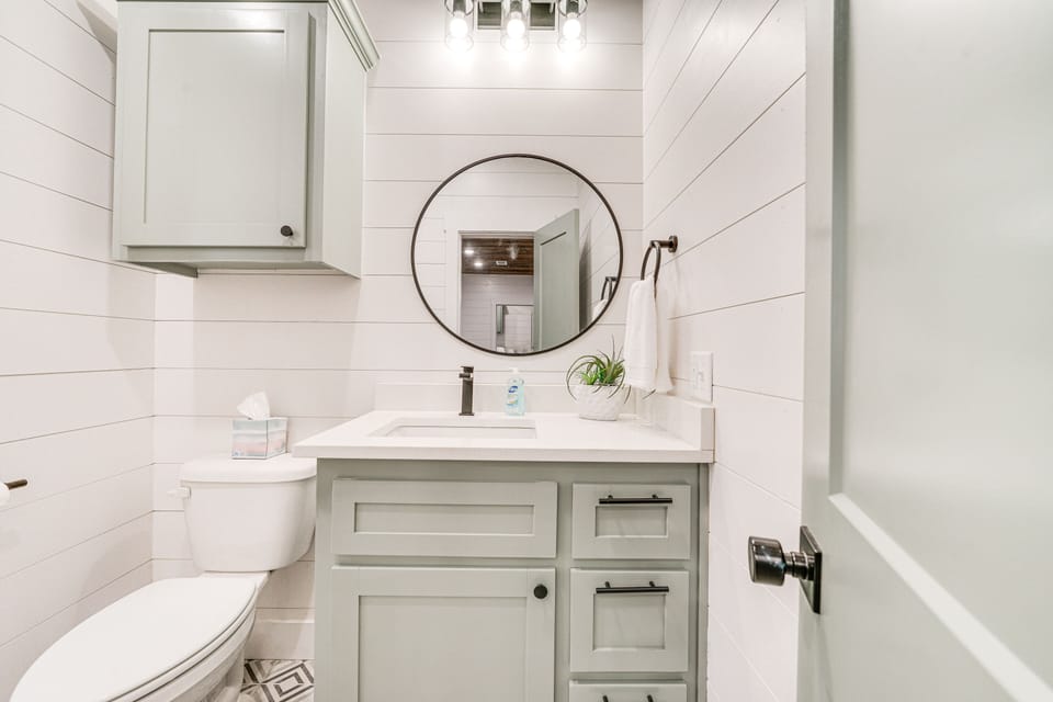 Half Bathroom | 1st Floor | Covered Deck Access