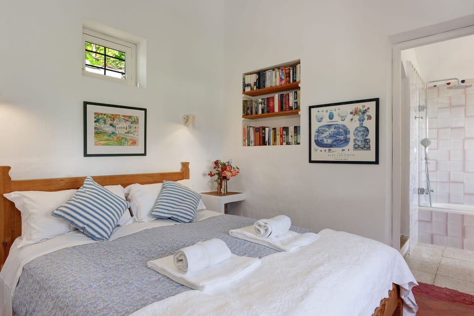 The comfortable double bedroom