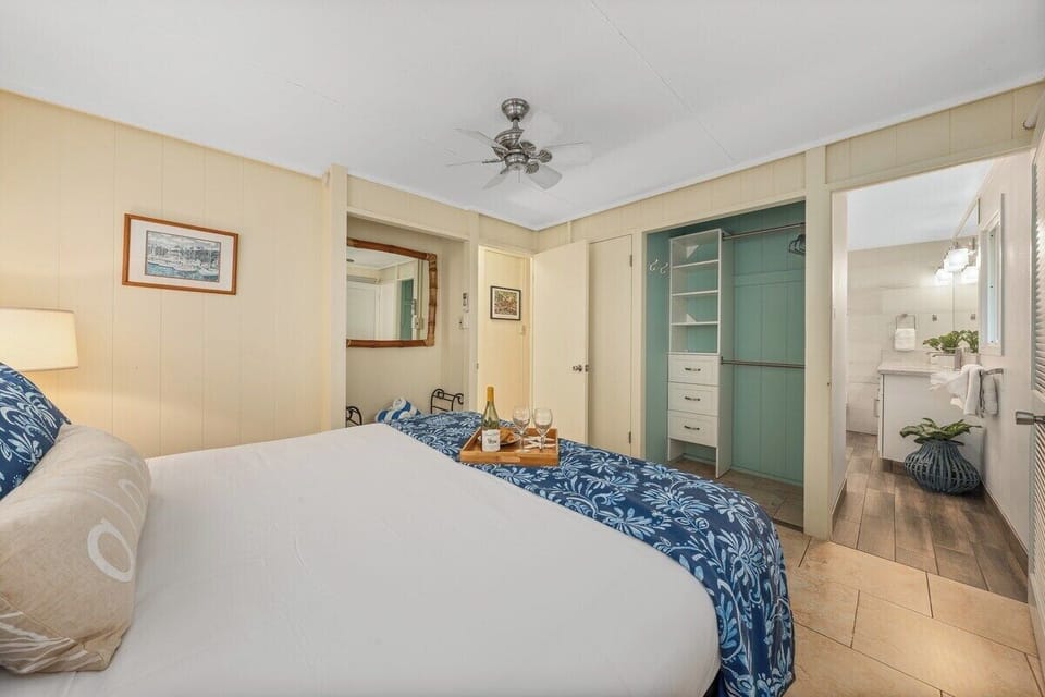 Enjoy a cozy retreat with elegant touches and plenty of natural light