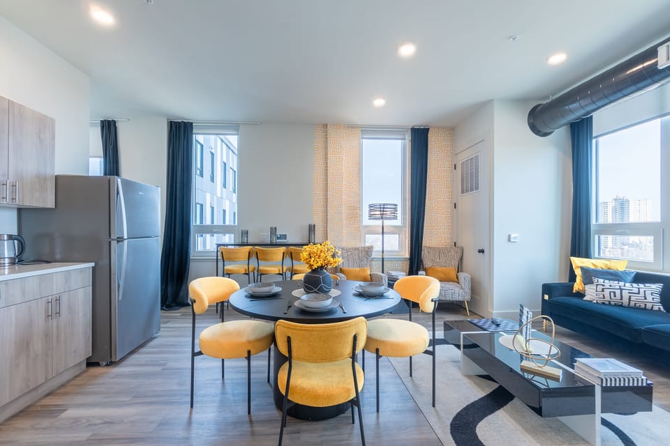 Comfortable dining space perfect for enjoying meals together.

