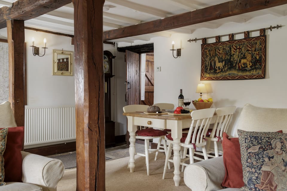 Enjoy a home cooked meal at the dining area