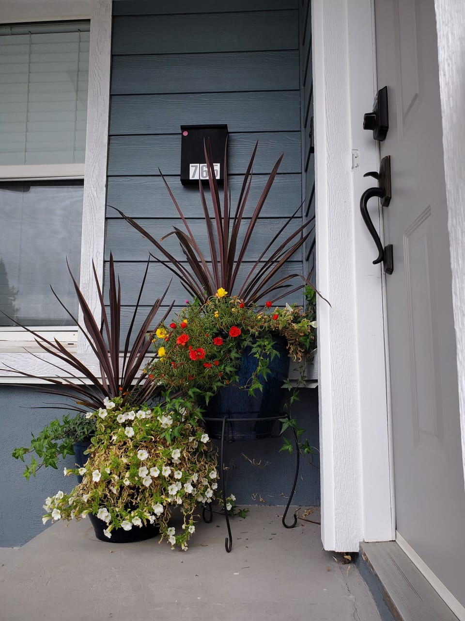 Front Entrance - dead bolt - keypad lock