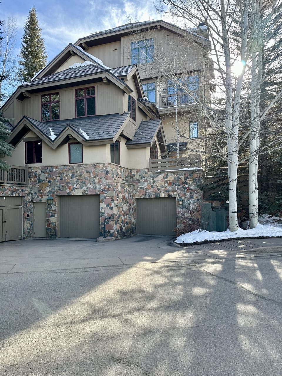 Garage with designated parking space