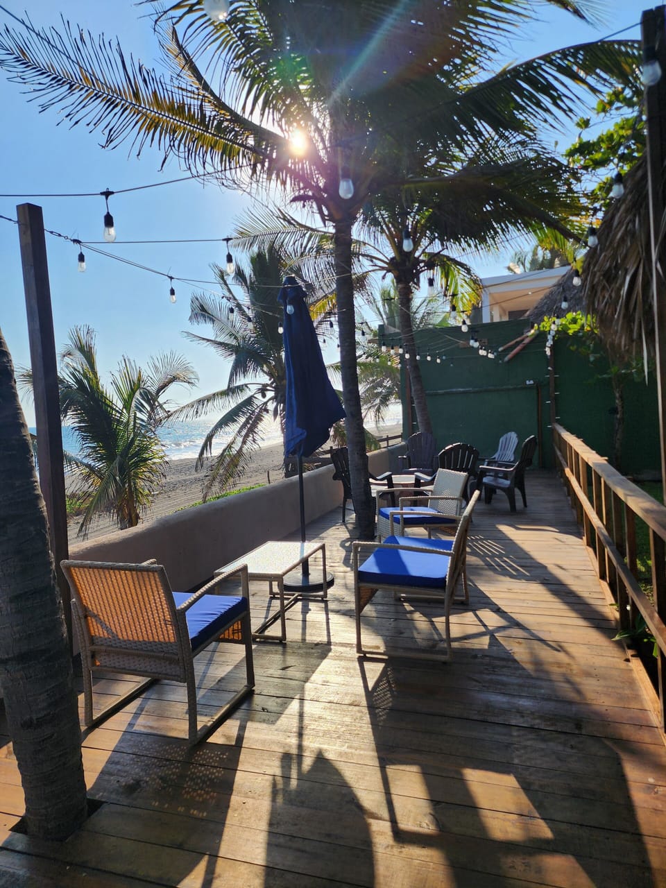 Ocean Front Afternoon Deck