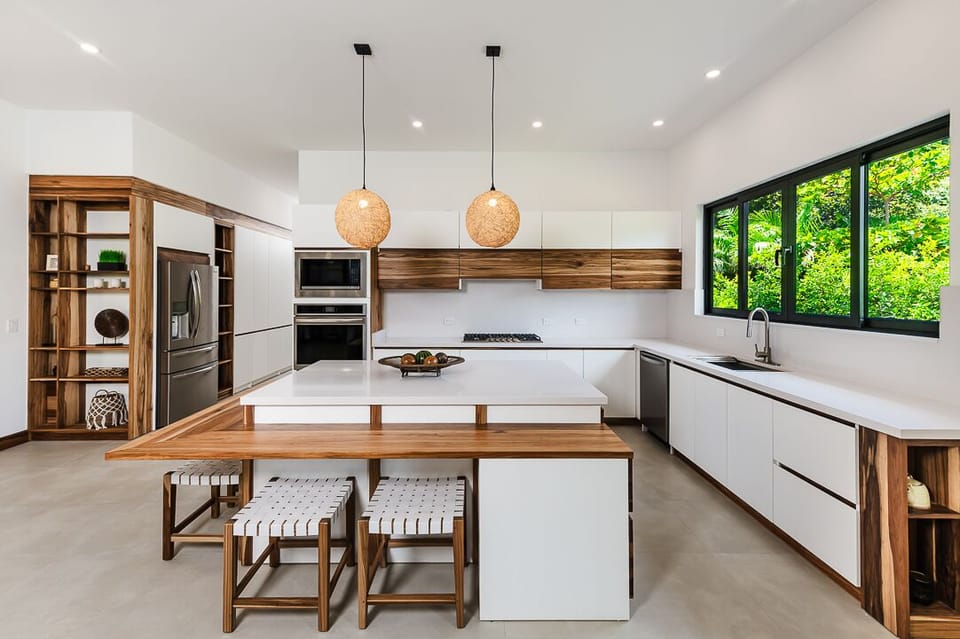 Kitchen view from the livinf area