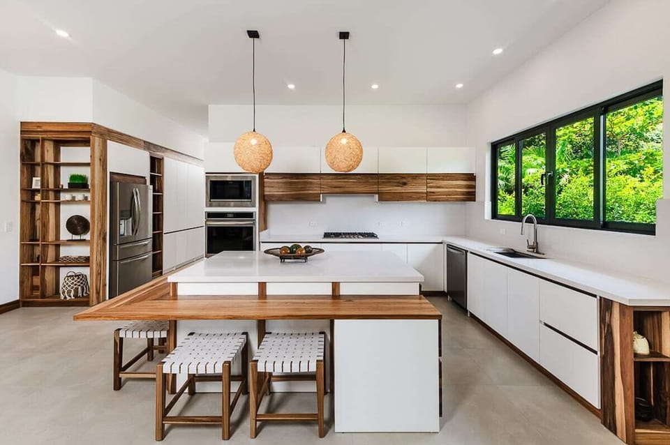 Kitchen view from the livinf area