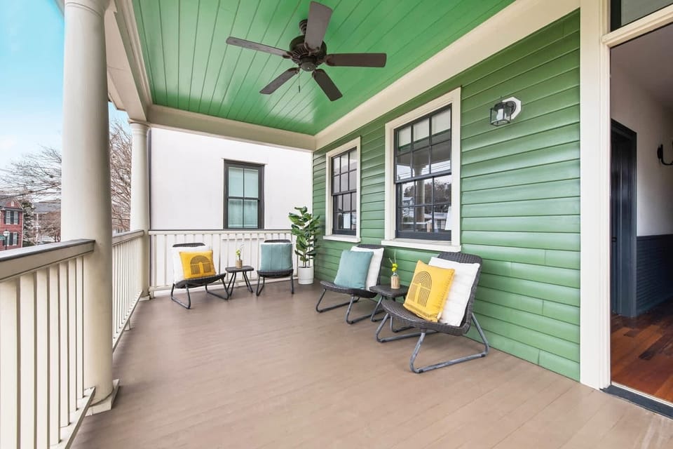 Plenty of room to relax on the outdoor porch