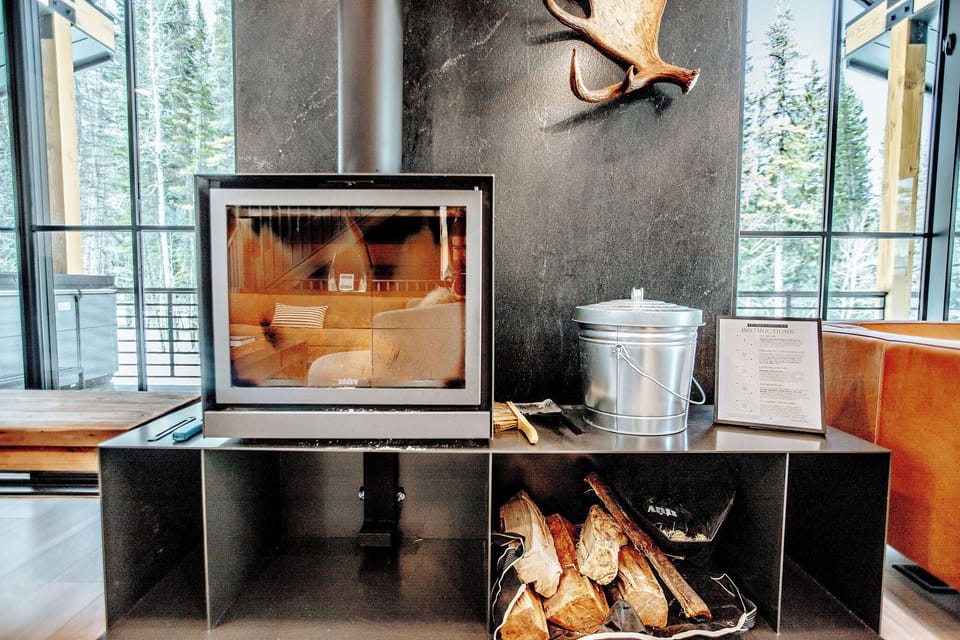 Custom Wood Burning Fireplace