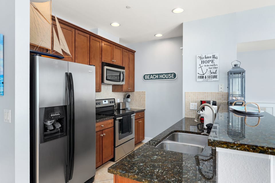 Fully equipped kitchen