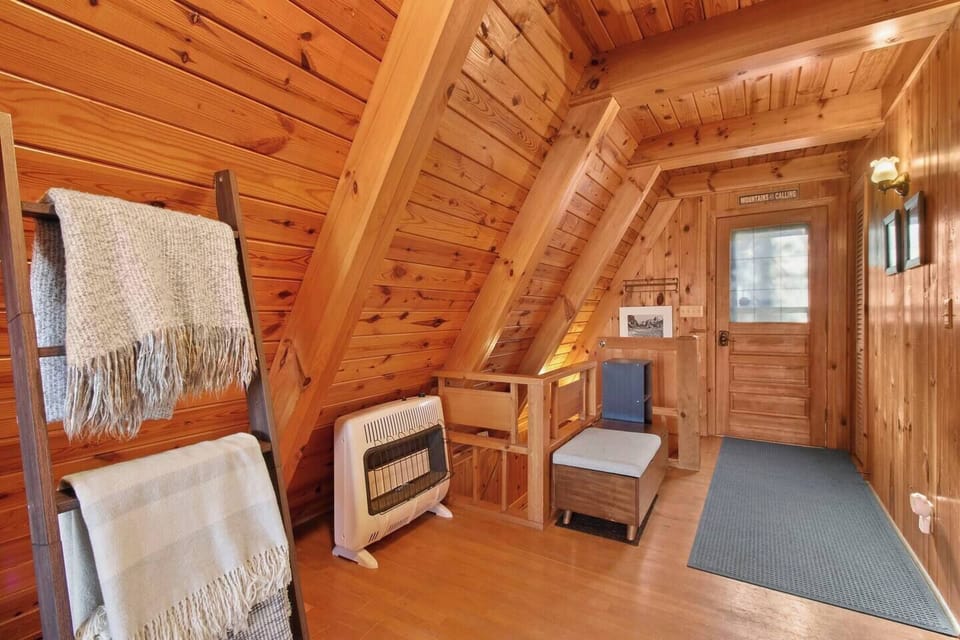 Plenty of throw blankets and additional space heater for those extra cold nights