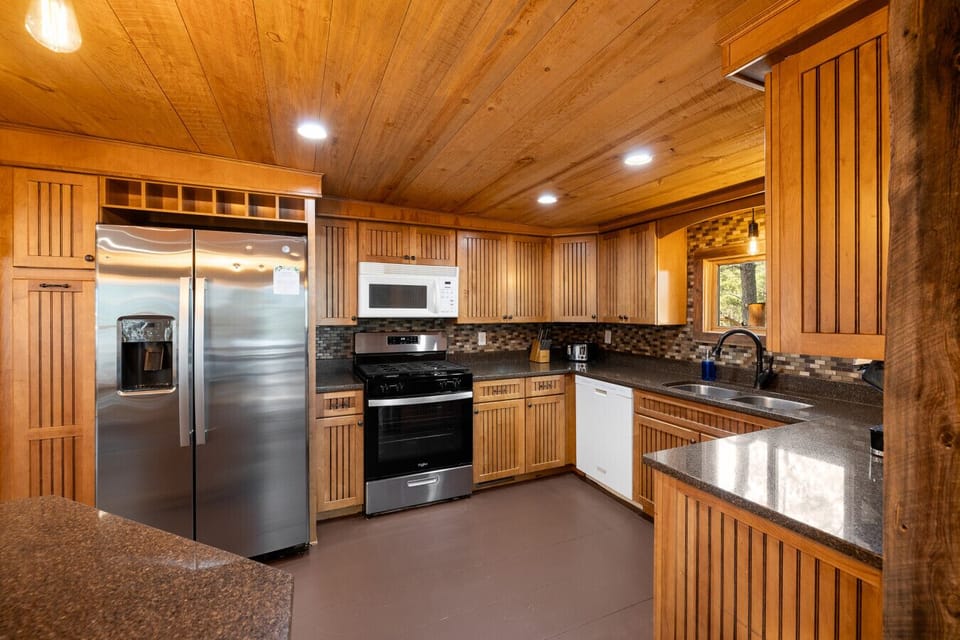 Fully stocked kitchen with everything you need to cook and feel right at home.