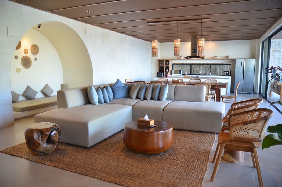 Villa | Living area | 42-inch Smart TV with cable channels