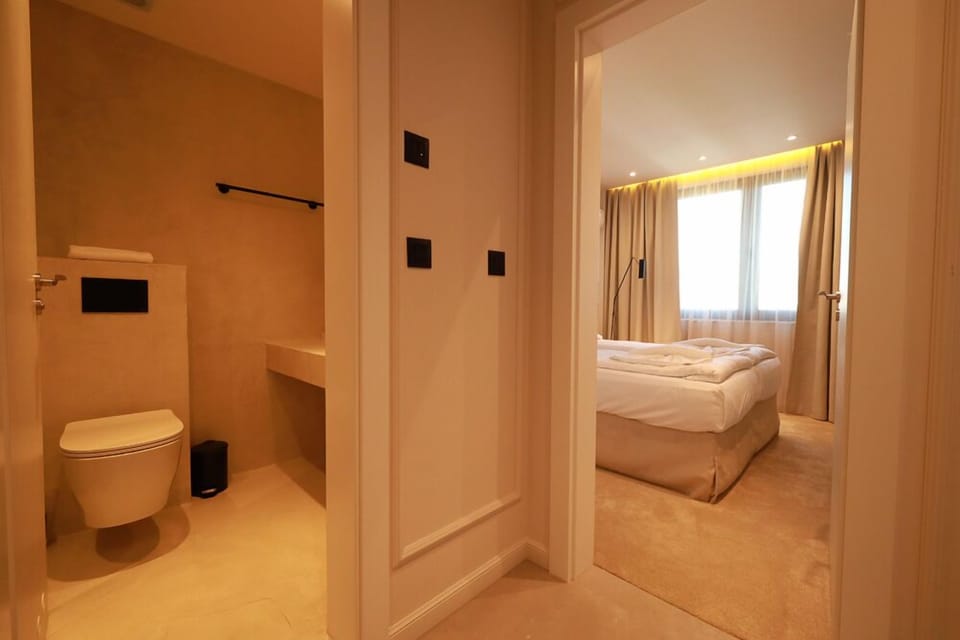 Deluxe Apartment | 2 bedrooms, minibar, blackout drapes, iron/ironing board