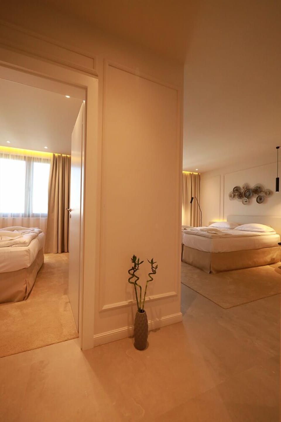 Deluxe Apartment | 2 bedrooms, minibar, blackout drapes, iron/ironing board