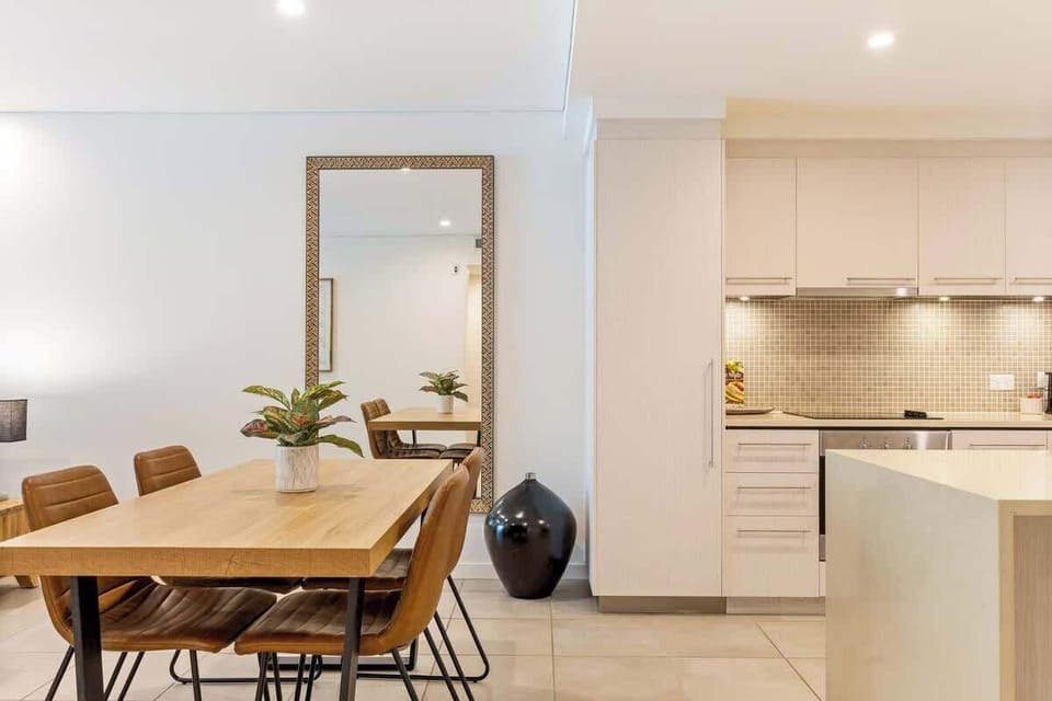 Share a meal around the dining table or use this space for setting up a laptop if you’re on a working holiday.

