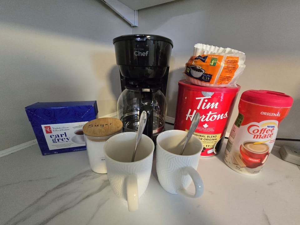 Coffee and tea.