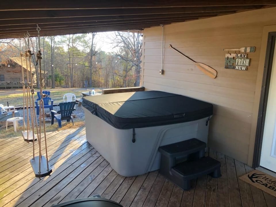 Hot Tub and Swings