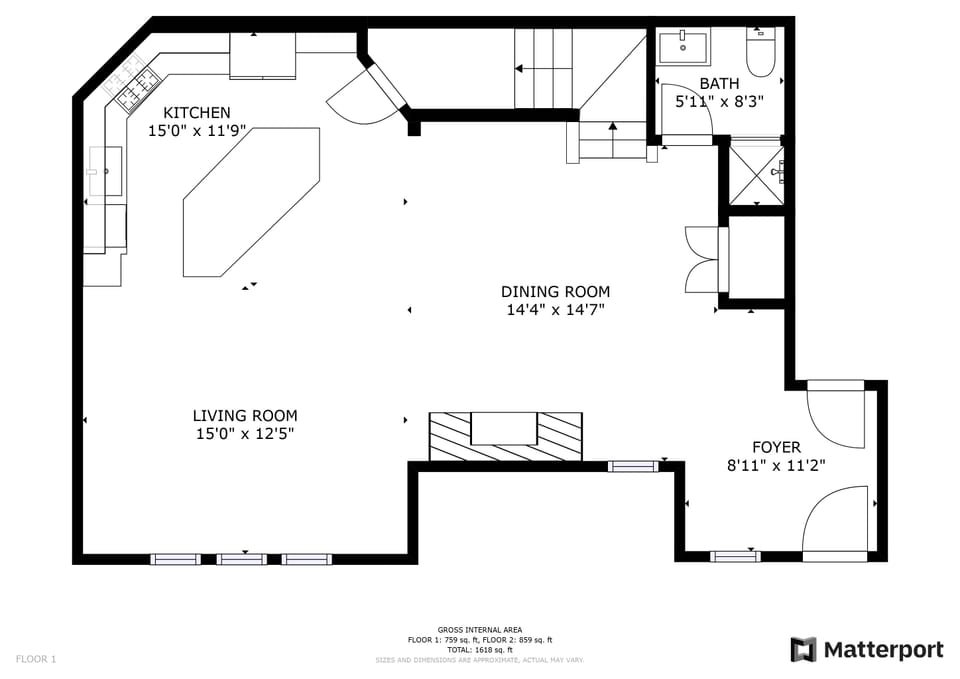 Condo, 2 Bedrooms | Floor plan