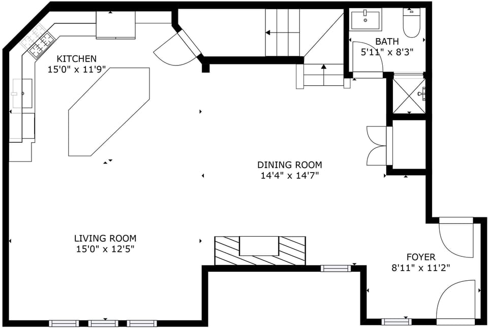 Condo, 2 Bedrooms | Floor plan