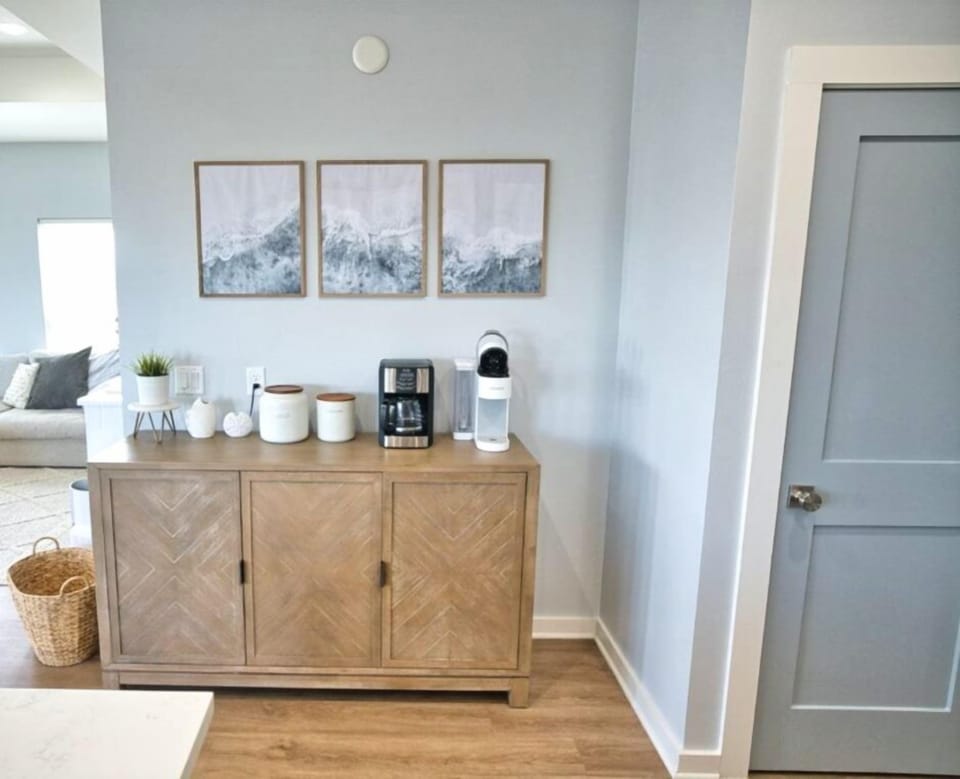 Coffee bar and pantry