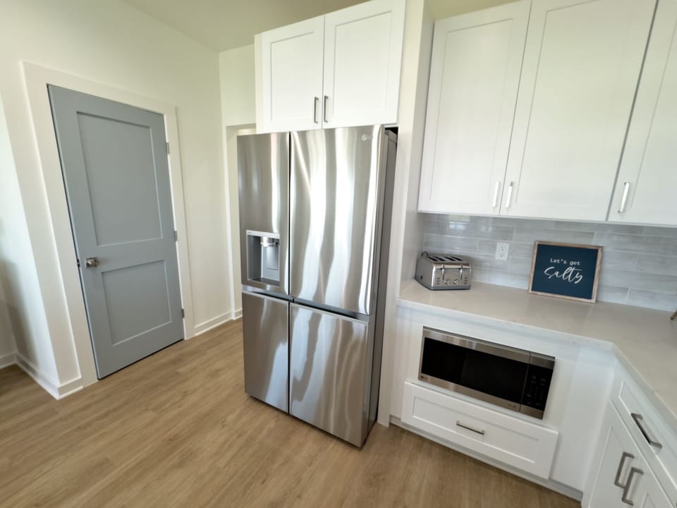 New stainless appliances