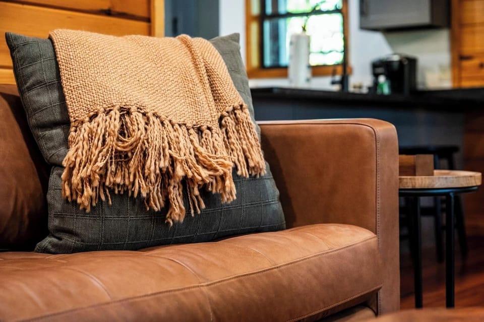 Cozy up and unwind: where rustic charm meets modern comfort."