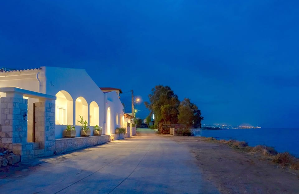 Front of property - evening/night
