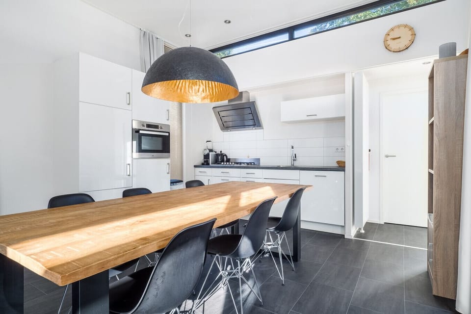 Dining area with the open kitchen