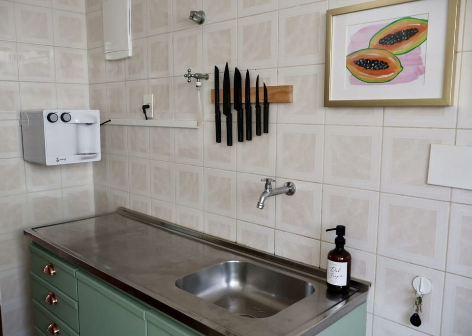Drinking water filter in kitchen 