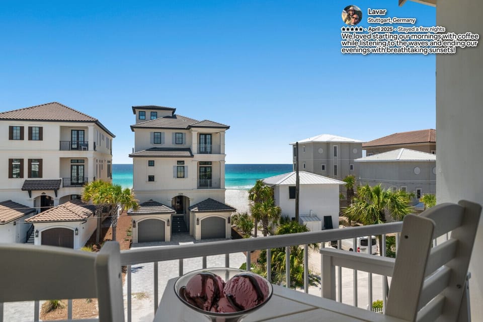 Views from the west side of the balcony.