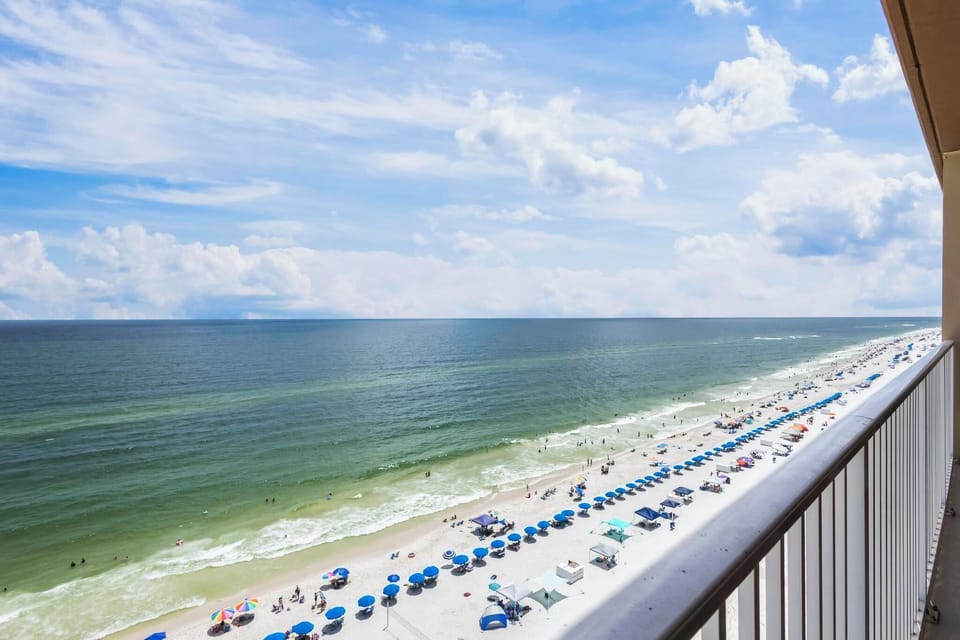 Private balcony view